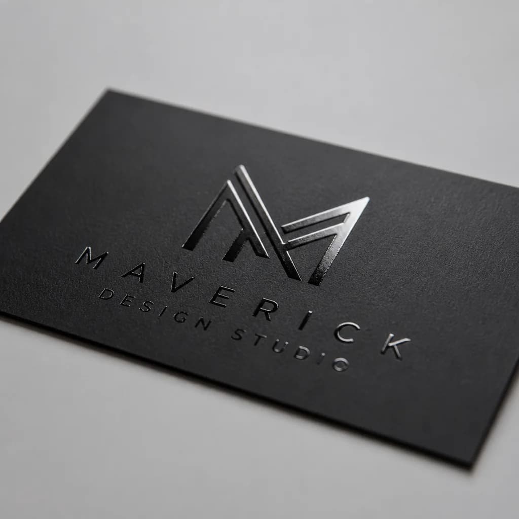 Raised Spot UV Business Cards