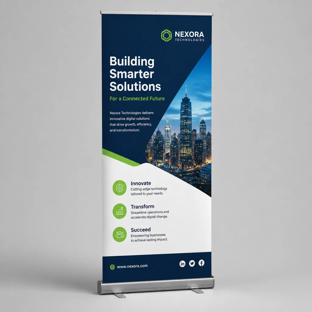 Retractable Pull-Up Banner