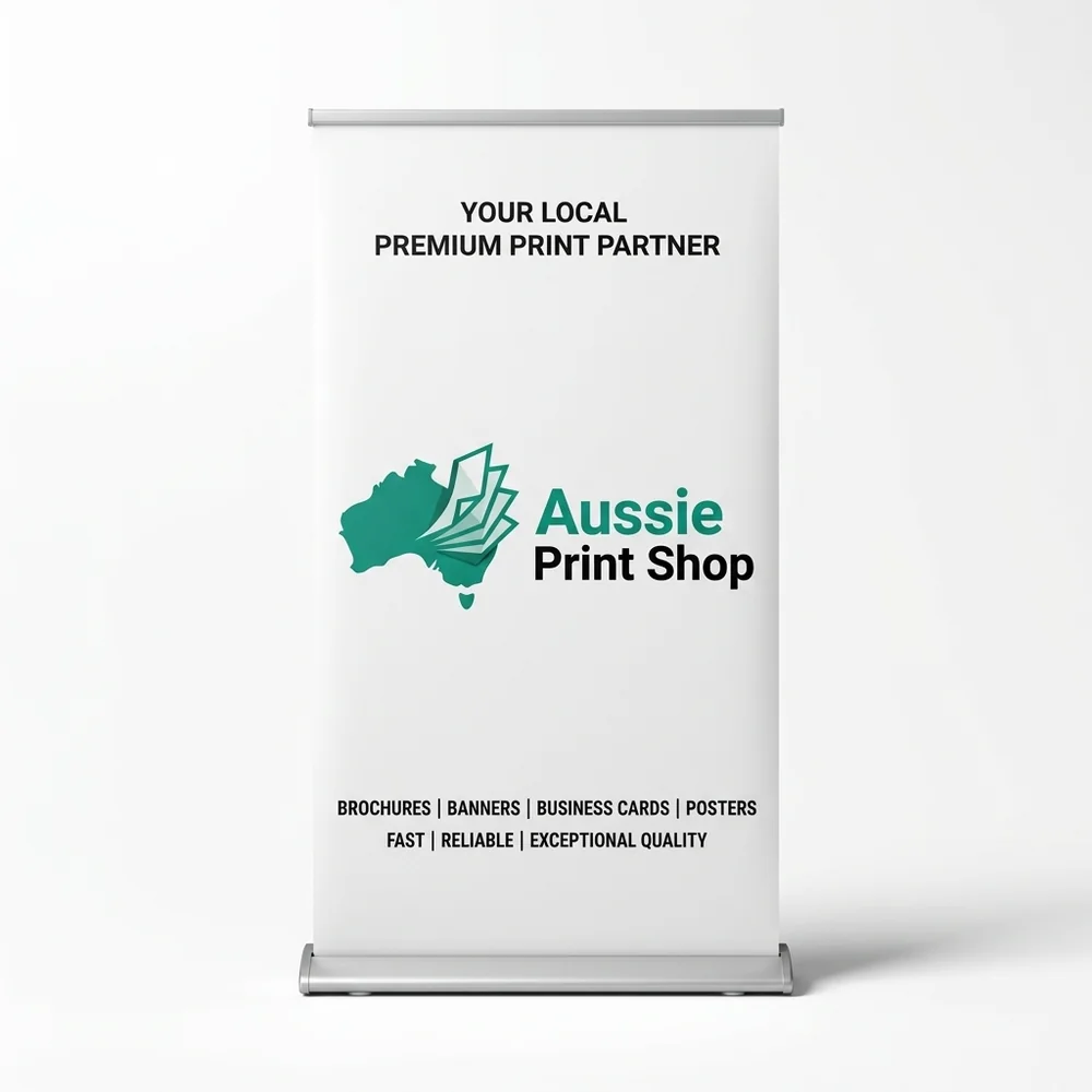 Silver Pull Up Banner