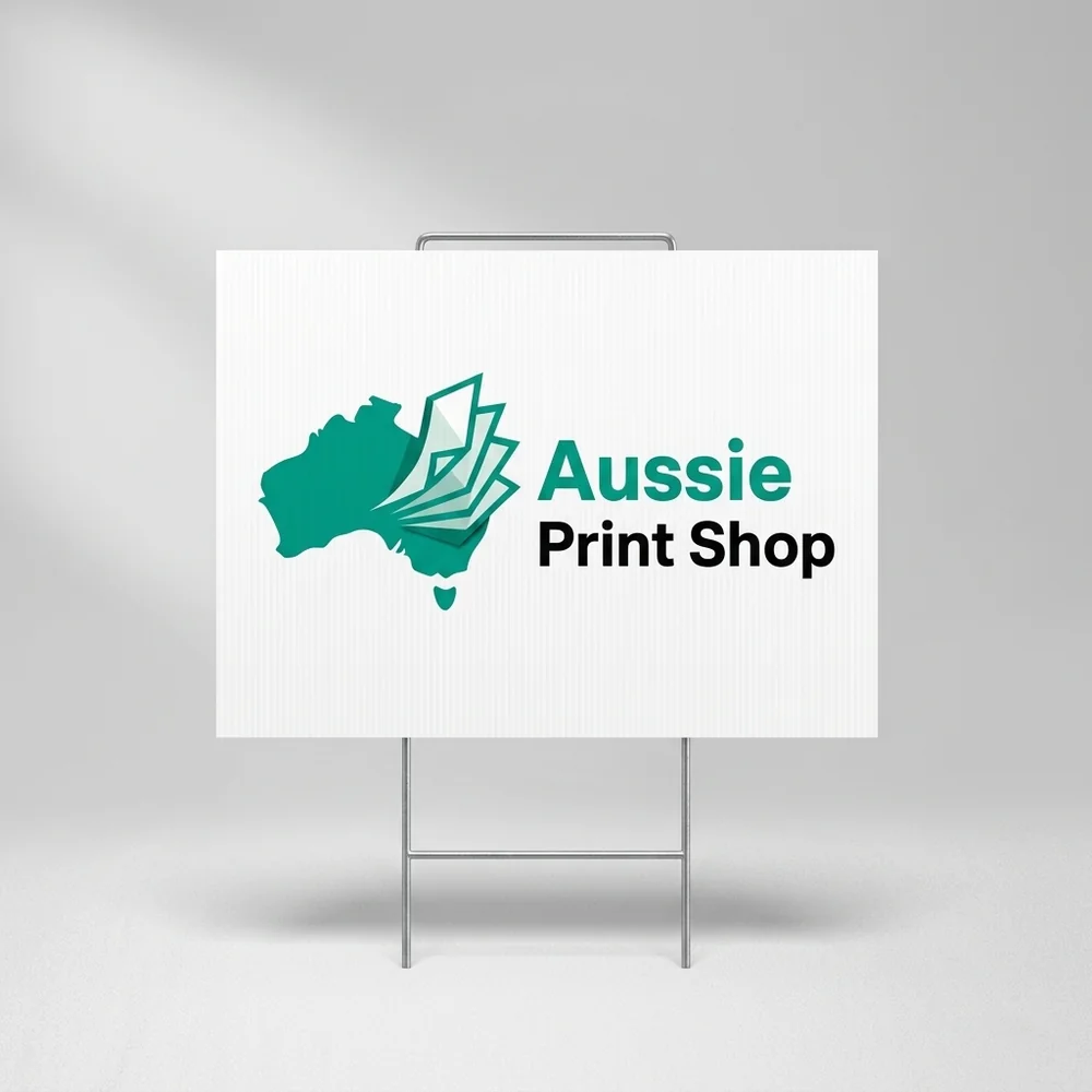 Corflute Signs - front view