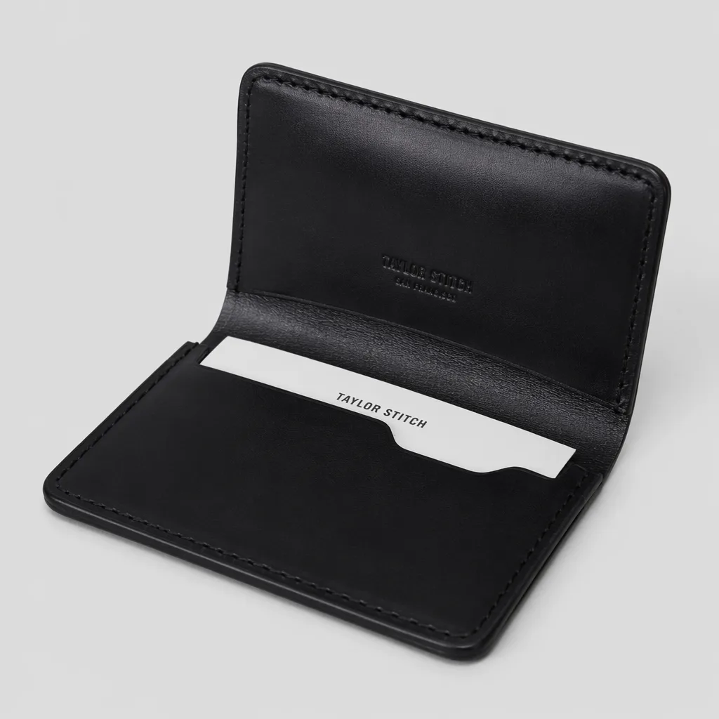 Black Leather Horizontal Holders