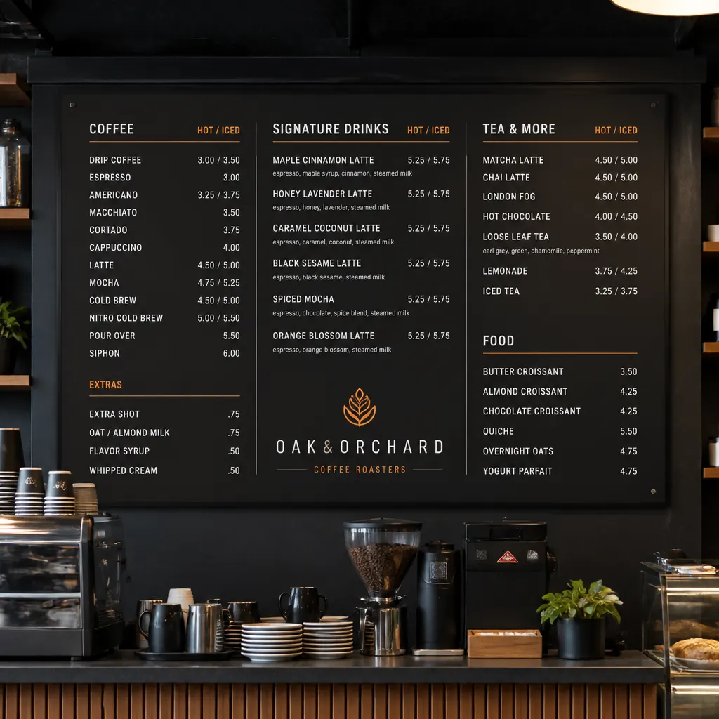 Menu Boards